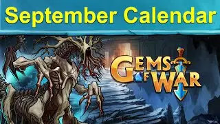 Gems of War: Event Objectives | September Event Calendar, 3 New Mythics This Week, 8.8 Patch Notes