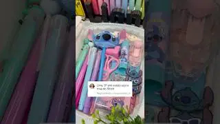 VAMOS MONTAR UM&hellip;ESTOJO DO STITCH?🤓🩵#papelarialiane #shortsviral #itu #stitch