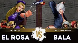 KOF XV ▰ EL ROSA (Ram&oacute;n/Hinako/Dino) 🆚 BALA KOF (Angel/K'/Iori)🎞️Replay Match - 1/26