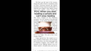📚 POV: When you start reading a sample and can't stop turning the pages! 📖✨