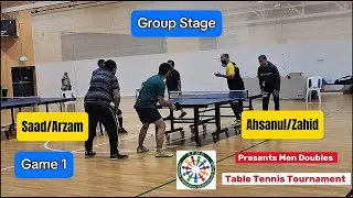 Saad/Arzam vs Ahsanul/Zahid | Group | APMG Presents Men Doubles Table Tennis Tournament 2025 SA