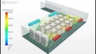 Server room ventilation system analysis | Star ccm+