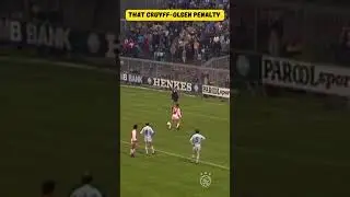 Cruyff's legendary penalty #cruyff #cruyffskills #cruyffgoal