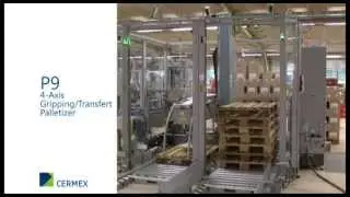 Compact 4 axes palletizer : P9
