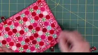 5oo4 Mug Rug - Finishing the Binding by Hand
