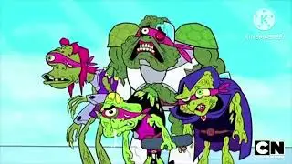 (4 BAD USERS) drink toxic ooze then turns into mutant turtles