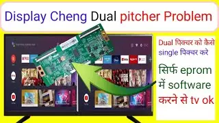 HV550QUB-F70 Rev2 | DCBDS-B260B_16 Kiwi KV7636-VPN Panel Ok Tested | 4K TV Repair Solution