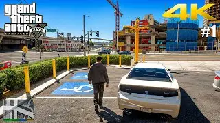 GTA 5 Enhanced Edition Gameplay Walkthrough Part 1 - Realistic ULTRA Graphics PC [4K 60FPS]