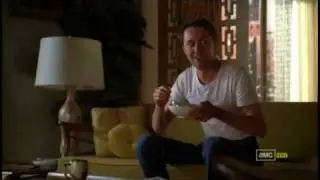 Pete Campbell Laughing at Davey and Goliath