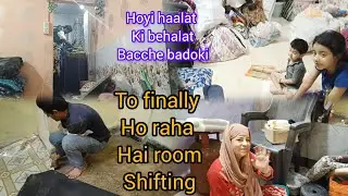 To finally ho raha hai room shifting naye room ka safar shuru huwa @#sk family home Volgs 