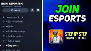 STEP BY STEP 🔥 HOW TO JOIN BGMI ESPORTS IN 2025 | HOW TO REGISTER T3 SCRIMS BGMI | BGMI compititive