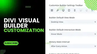 Master the DIVI Builder Settings Toolbar: Wireframe, Device Views, Customization, History & More
