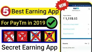 Top 5 Best Earning App For Paytm in 2019.Play Games & Earn.New Earning App.Spin & Earn Paytm Cash.
