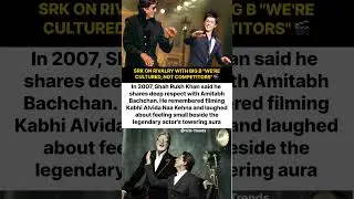 Srk Says Their Is No Rivalry With Amitabh Bachchan & We're Cultured & Not Competitors#srk#news