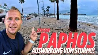 Paphos Promenade after the storm &ndash; This is how severe the storm was in Cyprus