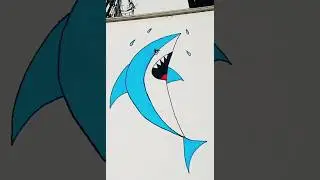 shark drawing  | Fish drawing | how to draw fish
