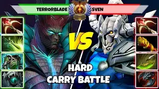 TERRORBLADE (Carry) vs SVEN (Carry) - Epic Battle Of Immortal Rank Dota 2 Players - Z Dota 2
