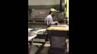 Duct fabrication process step 3 - brake and TDC