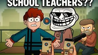 😂 😂 😂 School Teachers Troll #animationcomedy #animationhindi #notyourtype #rgbucketlist #fun #comedy