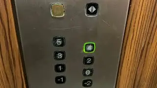 1989 Kone M-Series elevator @Lyon, France