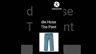 Clothes Vocabulary In German | Die Kleidung | Basic German Vocabulary | Goethe A1exam vocabulary