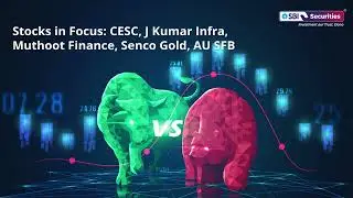 Акции в центре внимания: CESC, J Kumar Infra, Muthoot Finance, Senco Gold, AU SFB