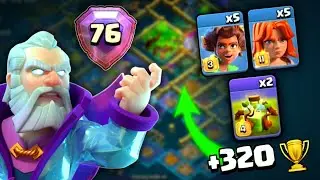 I am Rank 76 - RC Change, ROOT RIDER With 2 Overgrowth spells Attack Strategy is OP! Clash Of Clans
