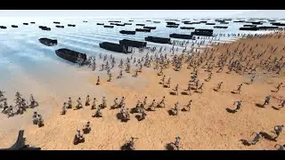 100 SHERMAN TANKS & 30000 WW2 SOLDIERS VS 800 000 ZOMBIES #uebs2 #sherman #zombies