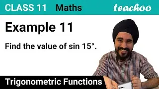 Finding value of sin 15 degrees [with Video] - Teachoo