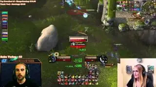 Bajheera & Jenny - Epic Arms/Shadow Twin Peaks Pwnage - WoW 6.2 Warrior PvP