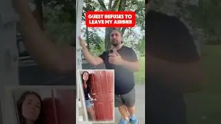 Squatter REFUSES to leave my Airbnb #skit #airbnbhost #squatter #properinsurance