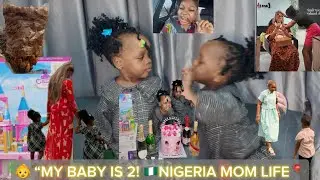 2 Year Old Birthday Preparation in Nigeria🇳🇬#vlog  Eating Maggots, Hair Day,Family Brunch& Play date