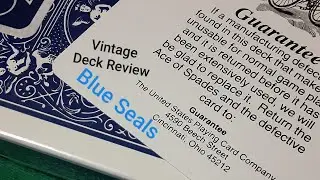 Vintage Deck Review: Blue Seals