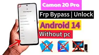 Tecno Camon 20 FRP Bypass Android 13 | New Method | CK6 Google Account Remove Without PC
