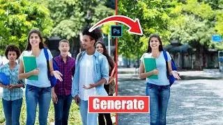 Generative Fill || adobe photoshop generative ai fill || AI Tool in Photoshop Beta #edit #photoshop