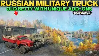 New Russian Military Truck Old Betty in SnowRunner with Unique Add-ons