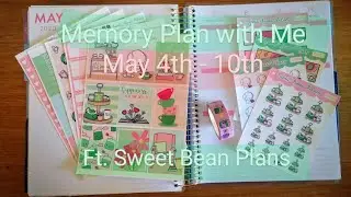 Memory Plan with Me // 4th - 10th May // Ft. Sweet Bean Plans #memoryspread #pwm #sweetbeanplans