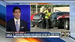 Man crashes in Phoenix, leaves injured passenger behind