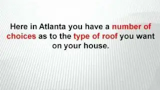 Atlanta Roofing-What Type Of Roof Should I Install?