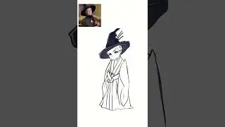 #chibi #harrypotterfanart #minervamcgonagall #minerva