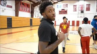 INTENSE BASKETBALL GAME AT ANNA MARIA COLLEGE !