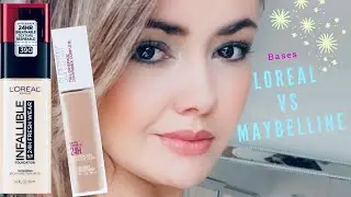 Loreal Infallible 24H fresh wear Vs Maybelline superStay/ Que tan buenas son?