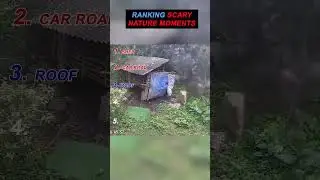 TOP 5 scary nature moments #scary #nature #closecalls #fails #natureshorts #disasterscaughtonvideo