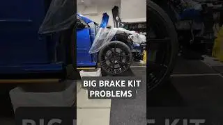BIG BRAKE KIT PROBLEMS!!!😤😤 #bigbrakes #brake #projectcars #r32turbo #mk5r32 #vw