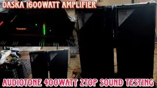 Daska 1600watt amplifier & jbl 2top sound testing. Js box cabinet centre-6295784629.