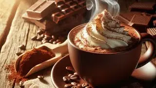 Hot chocolate Coffee Creamy ballanced blend  how to make (review)