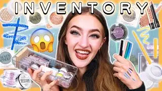 HUGE Makeup Collection & Inventory!! Eyeshadow, Glitter and Eyeliner!! (200 singles?!)
