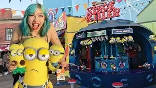 Minion Carnival Game Wins At Universal Studios Hollywood
