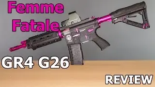 G&G GR4 G26 Femme Fatale Airsoft Review - Pink Softair Test
