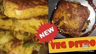 VEG PITRO ||  Breakfast Recipe || Recipes from Besan || Gram Flour Recipe